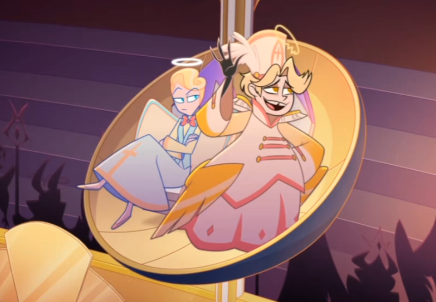 DailyHolyGates's tweet photo. Daily HolyGates: REEEREEEEMEEMEMEMEEE we like them a lot #HolyGates #HazbinHotel https://t.co/ZnRNSENNvT