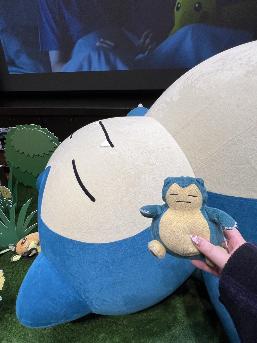 大きいカビゴンに会ってきたよ💤