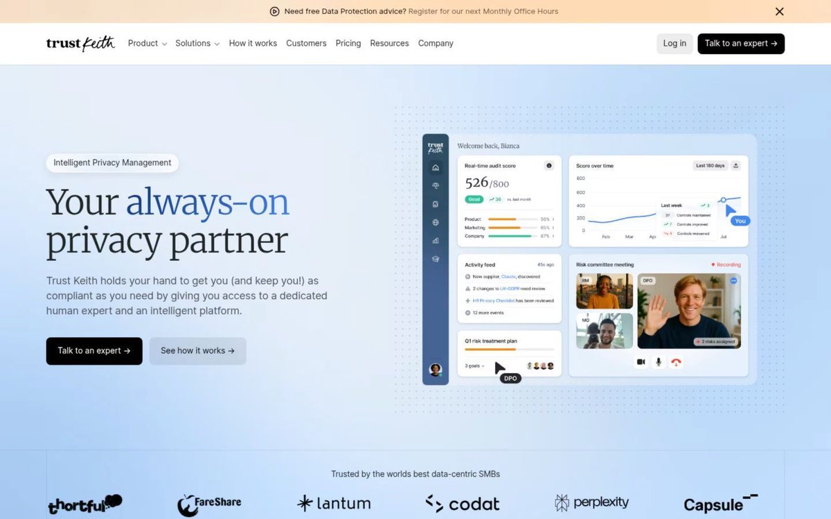 🌿 Fresh Landing Page Pick: Trust Keith

Smart layout, clean sections, and smooth flow.

💫 More inspiration → designmunk.com/trust-keith/