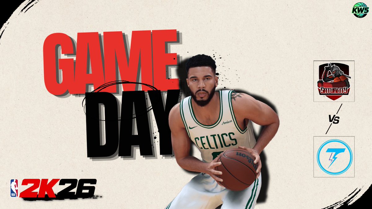 EsportSaturlity's tweet image. 🏀 NBA2K | Phase de poules

Dernier match de poule ce soir à 23H

🆚 @thunderNba2k 

🏆@KW5_EU BYOT Winter

Line up 🛡️

@vPionne_
@Extreme5K
@onedar76 
@TK4mil 
@yagi2k

🎥 twitch.tv/extreme5K