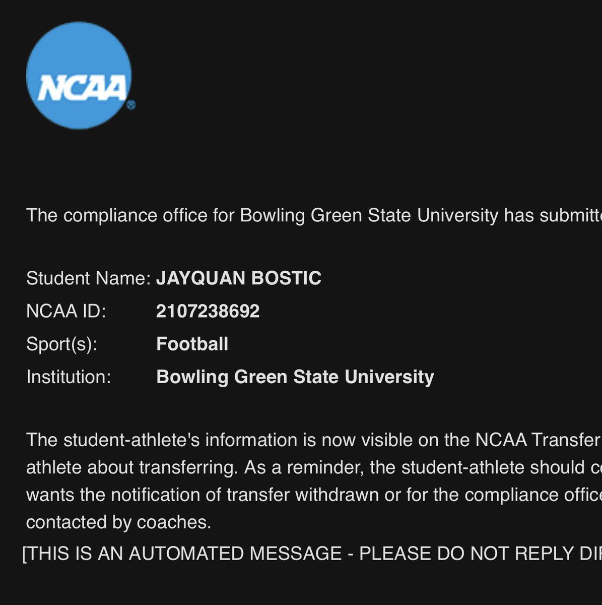 Jay’Quan “THE GENERAL “ Bostic ✝️ tweet media