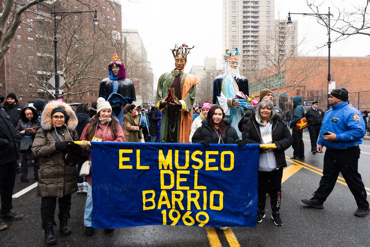 Celebrate Three Kings Day on Jan 6! This year’s theme, ¡Pa’lante, Siempre Pa’lante!, honors the Young Lords and the power of art as refuge and resistance. Join us to honor history and move our community into the future. 

Come celebrate and move pa’lante with us!