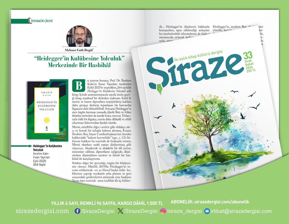 Heidegger'in Kulübesine dair ben de naçizane bir eleştiri kaleme aldım. Mevlâm âkıbet u encâmımızı hayreylesin 😇