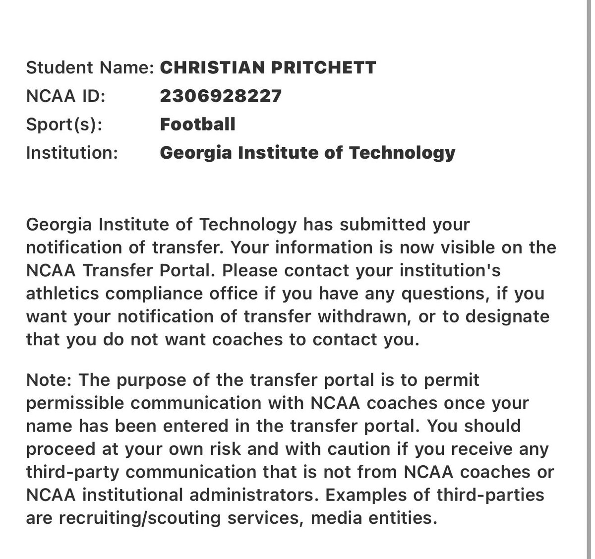 Christian Pritchett tweet media