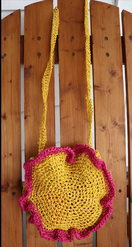 JulieKSchuler's tweet image. Round Ruffled Raffia Bag
hand-crocheted

jschulerart.etsy.com/listing/170002…

#crochet #purse #bag #raffia