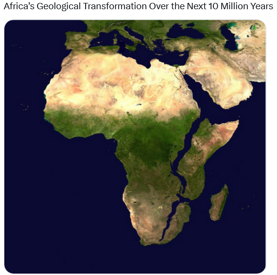 YouGuest's tweet photo. Fortunately, I won't be around to see it, the disappearance of the great African lakes, which will lead to the disappearance of #cichlids.
Maybe they will adapt to salt water, after all these lakes are already highly mineralized, who knows :) https://t.co/qeohzT8FSU