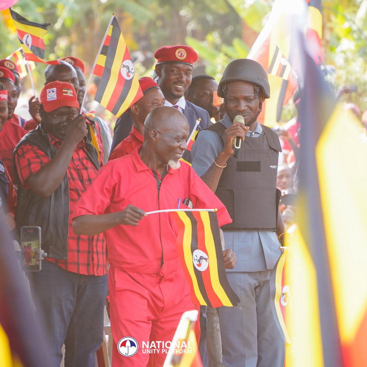 Thank you Bamasaaba, our brave &amp; committed supporters, for turning up in massive numbers at the campaign rally of President <a href="/HEBobiwine/">BOBI WINE</a>.

Your overwhelming presence despite intimidation &amp; obstacles sent a clear &amp; powerful message: the people are ready for change. #ANewUgandaNow