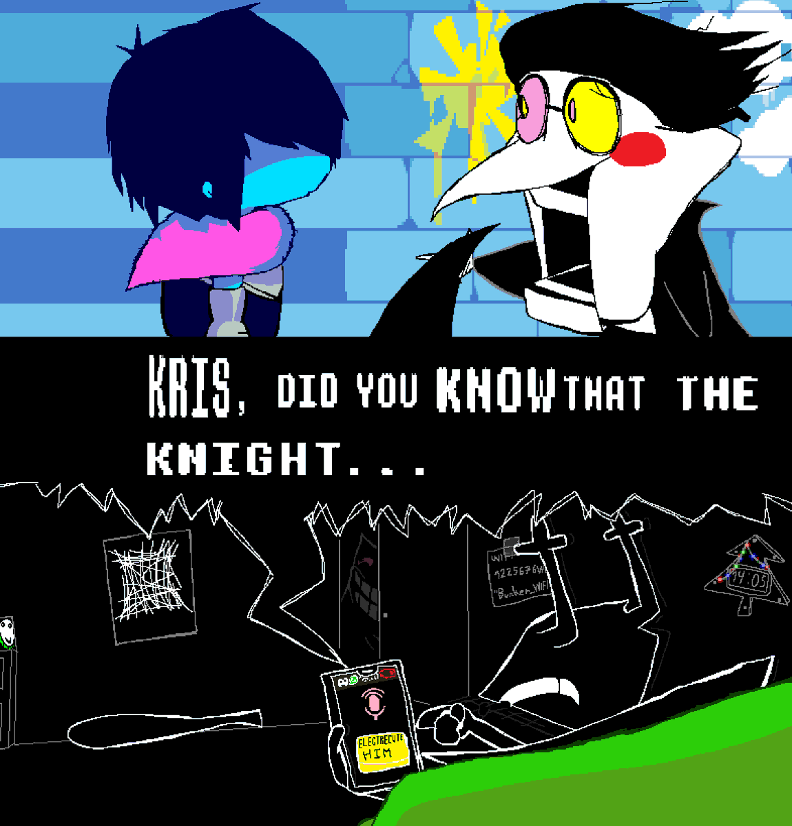 uttersoap's tweet image. this dialogue is funny to me because whenever i see it i think of this