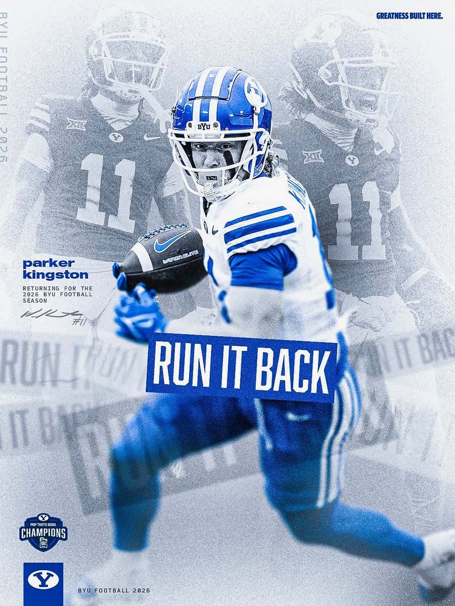 ParkerKingston's tweet image. One last ride!! Thank you to the coaches and BYU for investing in me🙏🏼 We’ve got unfinished business to take care of let’s get it⏳  @BYUfootball #gocougs #lastdance