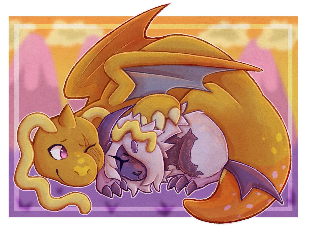 secret santa gift for <a href="/TheDogzLife/">Dog 🐕</a> !!!! 
i love any excuse to draw pokemon <3