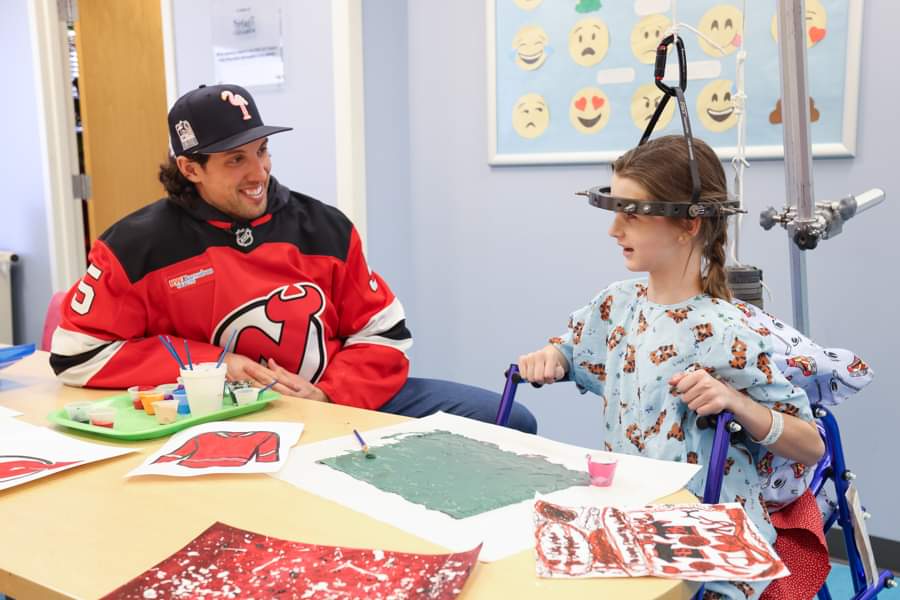 jaymers23's tweet photo. 1/3/26-We're going to the game!Daisy hopes to see the Hughes' &amp; Dillon on the ice.They saw her last year in the hospital during her 3-week halo stay&amp;spinal fusion-so uplifting she'll never forget it!Just celebrated her 1st Spineaversary-perfect timing for her 1st game! #njdevils https://t.co/t3IxCr4RSl