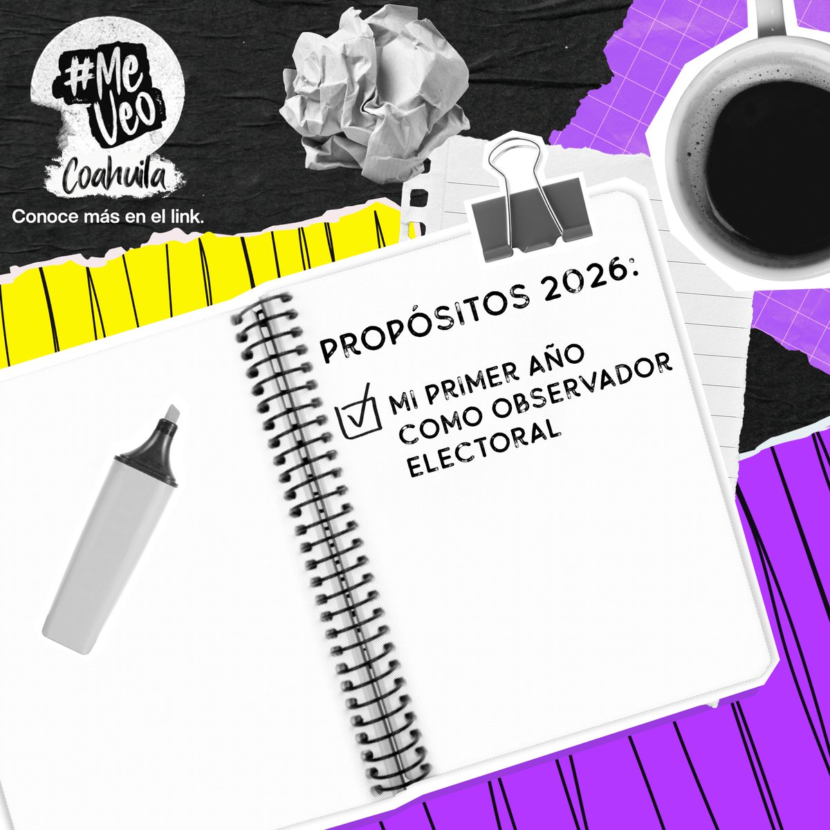 CCICOAH's tweet image. Este año sí lo cumplo. Me convertiré en Observador electoral 🔎🗳️.

¿Dudas? Escríbenos ✍🏼
pel2026-observadores.ine.mx 
 
#MeVeoCoahuila #Elecciones #México #2026
