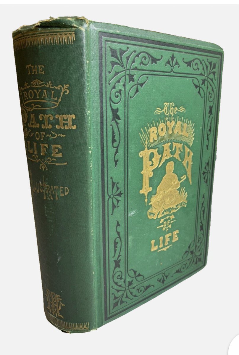 fluor_doublet's tweet image. ちょい資料用に、1800年台の洋書を買おうとしたのだが、明らかに表紙がヒ素の緑🟢

これは、、、どうしよう、、、