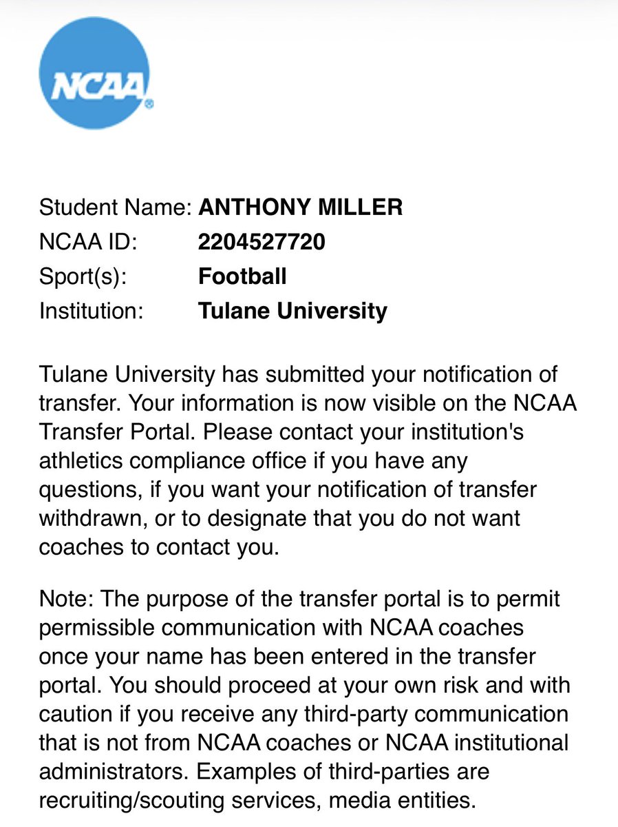 Anthony Miller Jr. tweet media