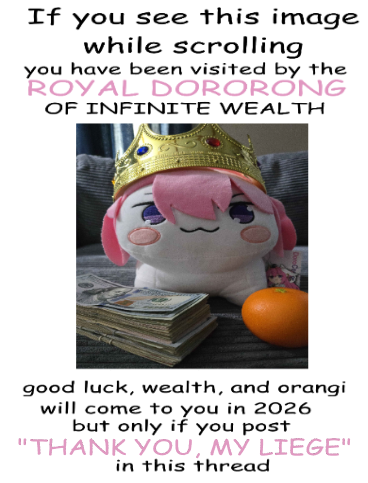 TheRealRjob's tweet image. Thank you, my liege!

#doronation