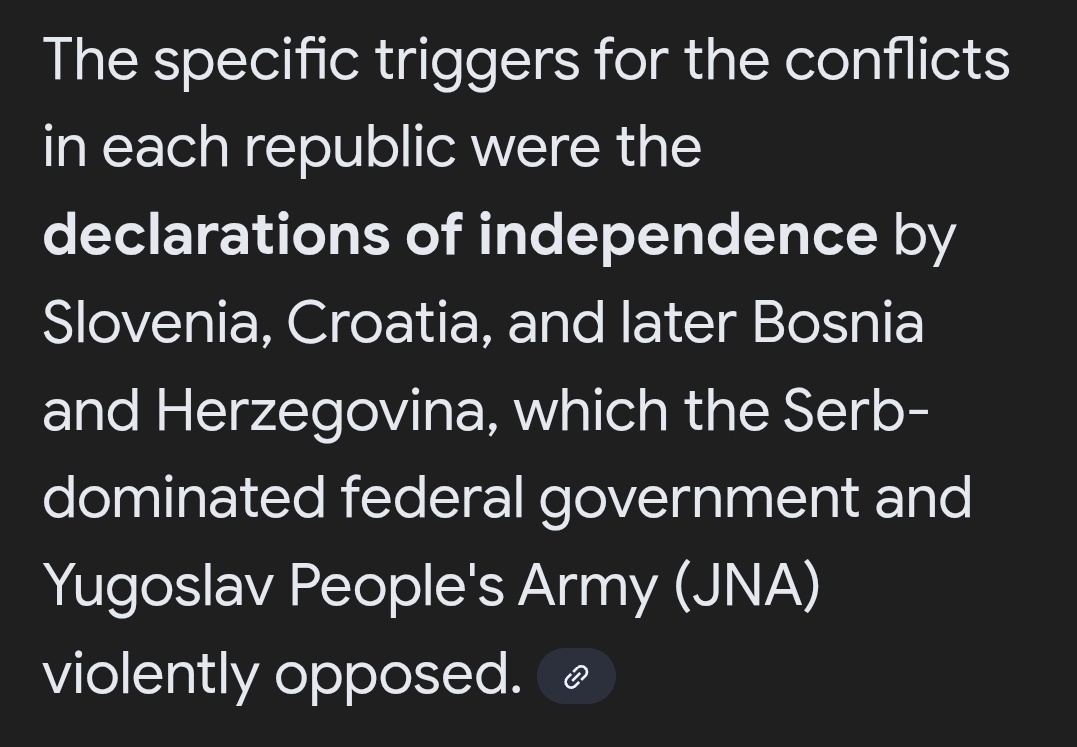 EyoC4's tweet photo. @mitchko1244 @YugoslavVisuals Learn your history, war started due to Serbians not accepting democractic voting from majority of people in Slovenia, Croatia and BiH wanting to seperate from Yugoslavia.

Also people in Sarajevo and other parts of BiH didn't kill themseves, they got systematicaly killed by Serbs https://t.co/4QOT3qwnSI