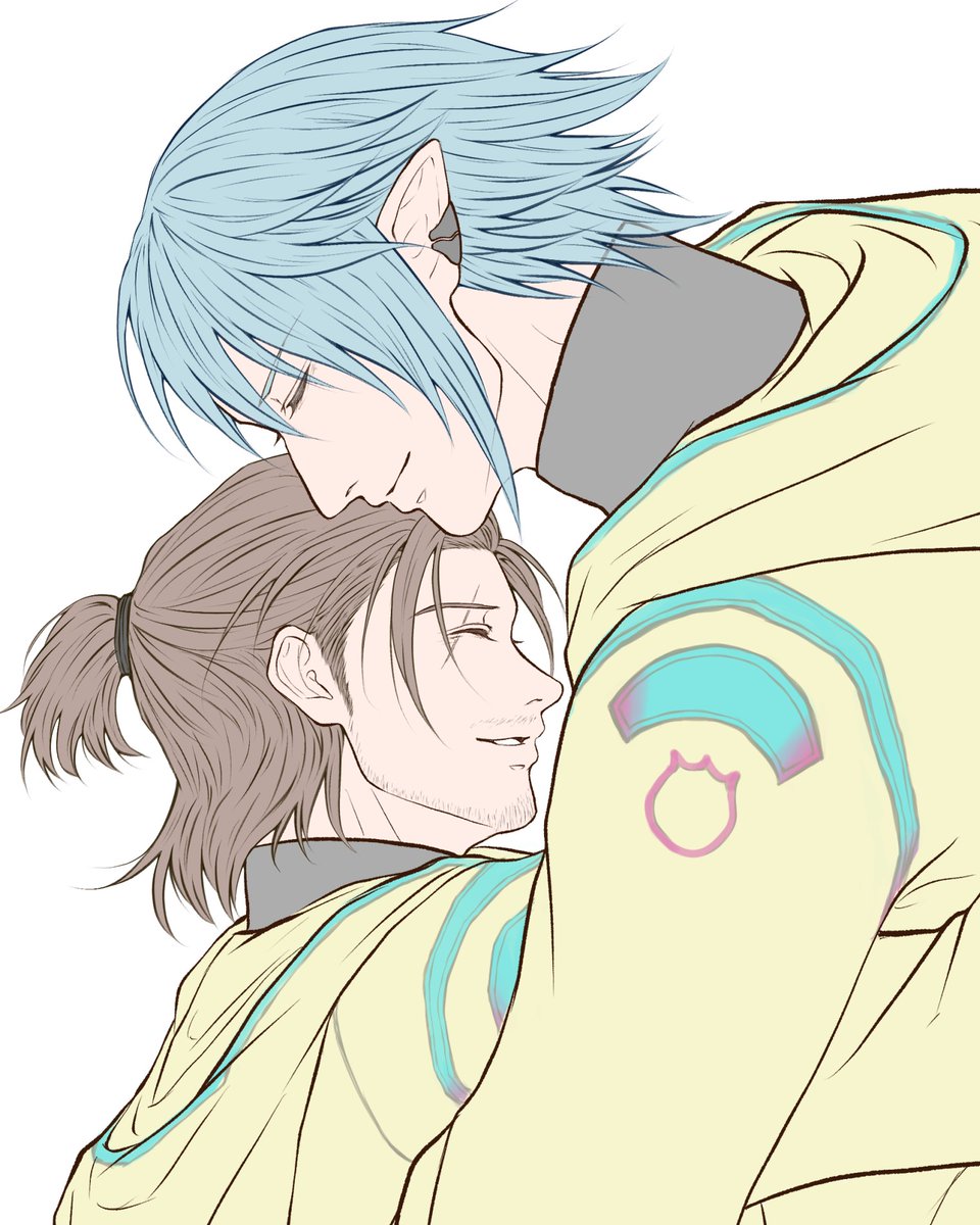 shironekodango's tweet photo. 前のオルひろのやつ結局ペン入れし直してるんだけど描いてる途中でゼノひろのネタも降ってきたぞ…このペースで何とか調子を取り戻したいな( ᐛ  )ﾊﾟｧ https://t.co/HOKIzyTyQv