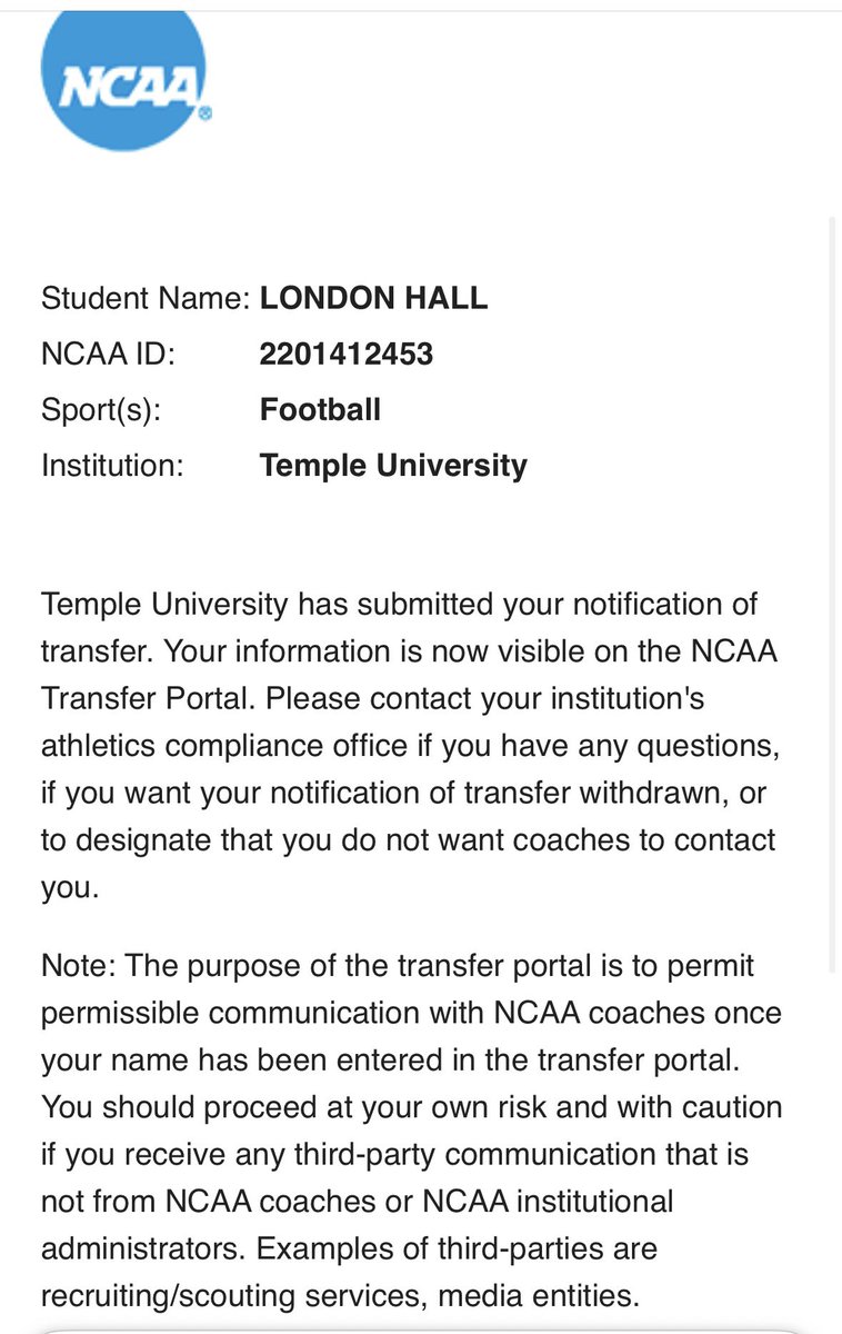 londonhall14's tweet image. Grad transfer two years of eligibility left!!! Hybrid/OLB