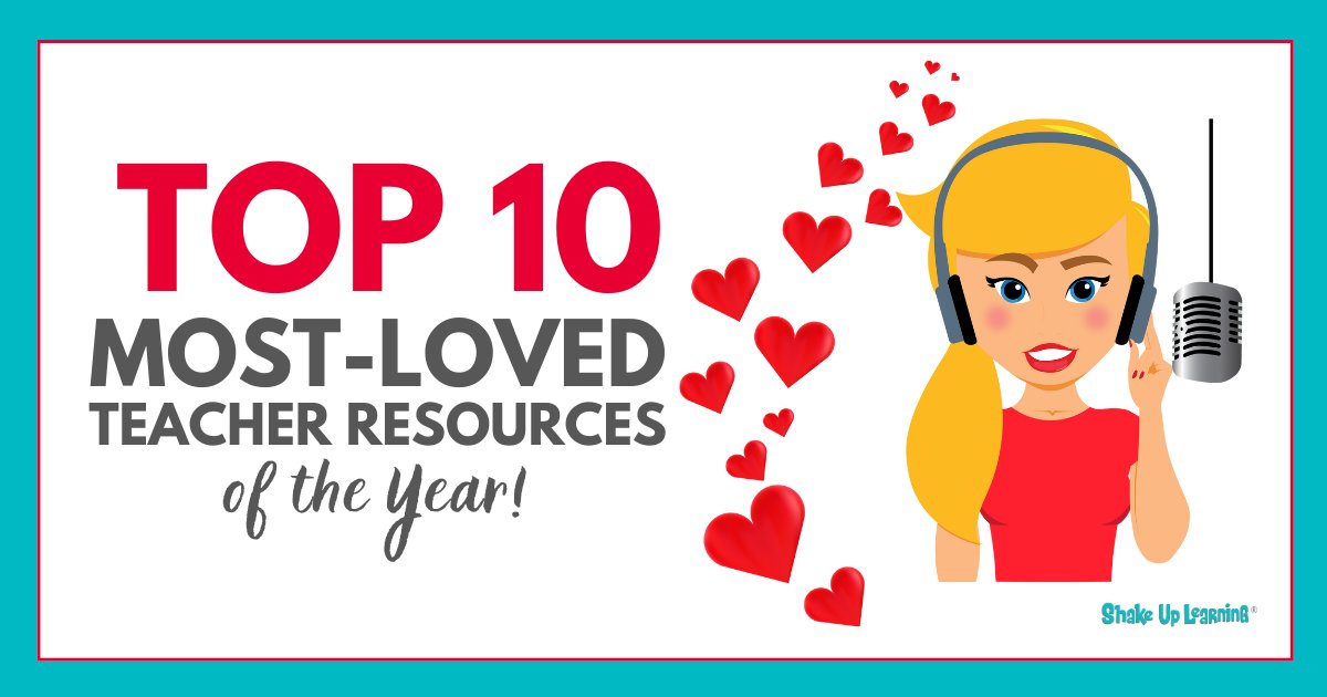 ShakeUpLearning's tweet image. ❤️ Top 10 Most-Loved Teacher Resources of the Year!
shakeuplearning.com/blog/top-10-mo… #edtech #edchat #k12 #aiineducation #googleedu #TCEA #ISTE #FETC #teacherlife
