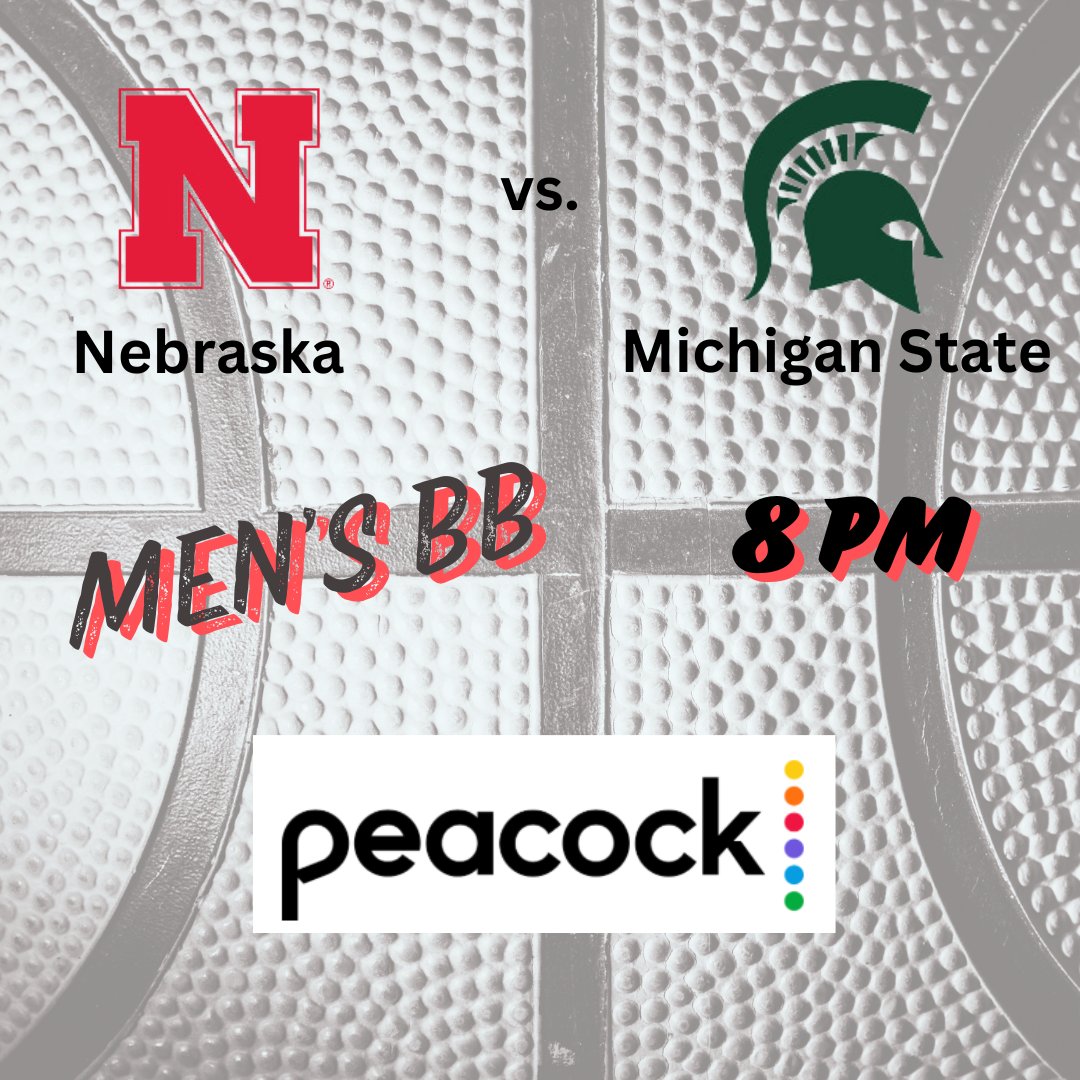 13-0! Catch @huskermbb Nebraska Men's Basketball  tonight at 8! Streaming only game on Peacock TV! Want help signing up for Peacock? Click here: bit.ly/PeacockTVHowTo…
Fiber Fast Usage Charges (2-hour game):
$.60 full (1080) HD
$.28 (720 HD)
$.10 SD
#GBR