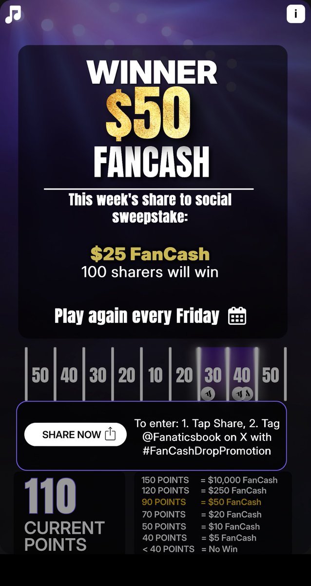 Play the #FanCashDropPromotion today

⁦<a href="/FanaticsBook/">Fanatics Sportsbook</a>⁩
#BestPlaceTooPlay. fanatics.onelink.me/5kut/p6fykbjo