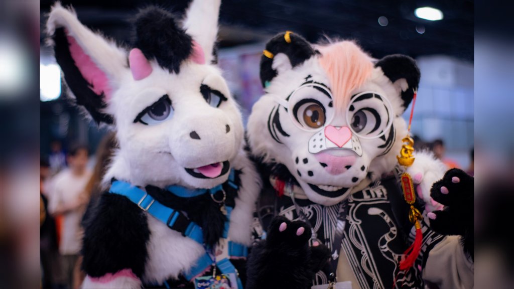 Sylderg's tweet image. For the first #FursuitFriday of this year I want to share some of my favorite pics of the previous one, thank you so much to: 

🐶: @SmokeyAussie 
🐯: @FurryTrashMx 
😺 (Not a cat, a lynx): @Niu_Ears_Up