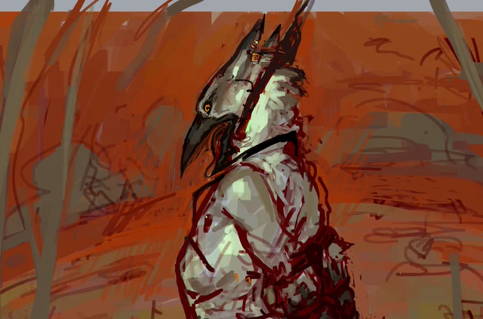 Closeup of the commission for Full on