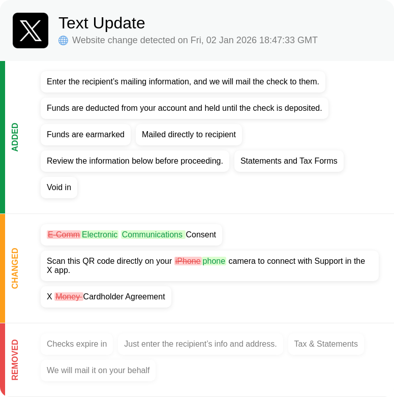 X Updates Radar tweet media