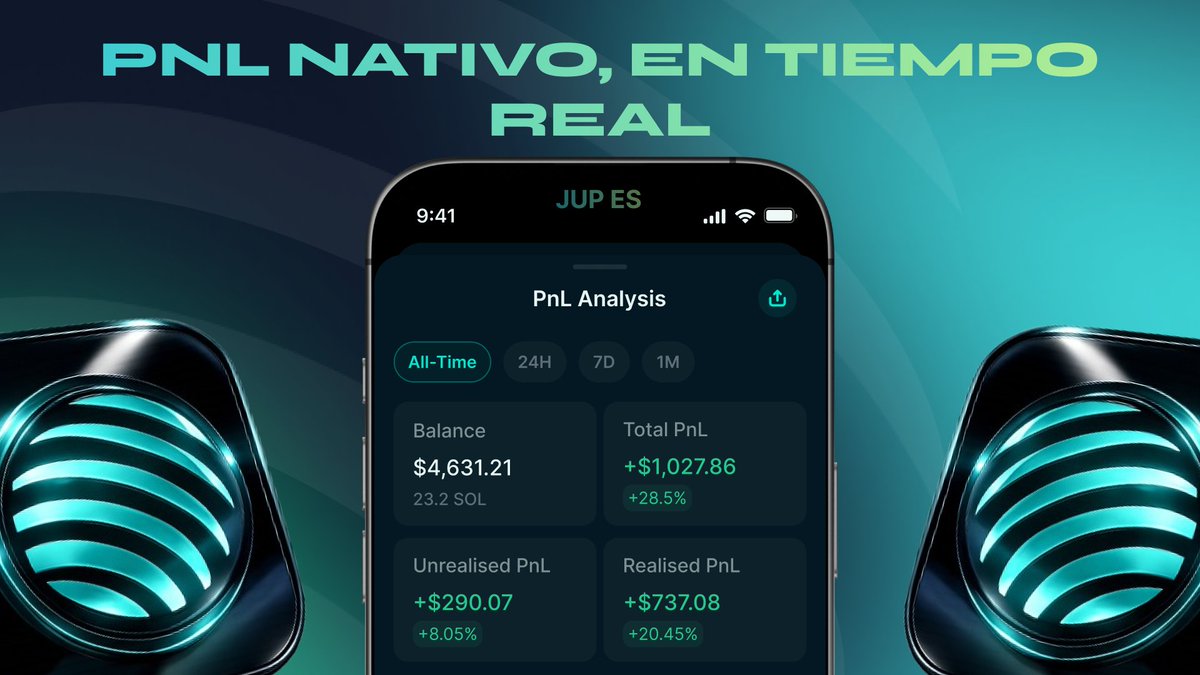 Día 1 – Por qué necesitas usar <a href="/jup_mobile/">Jupiter Mobile</a> 

📱 PNL NATIVO, EN TIEMPO REAL

Jupiter Mobile integra uno de los motores de PNL más completos y avanzados disponibles, mostrando tu rendimiento real y en vivo, tanto a nivel de cartera completa como por token.

En el video se aprecia