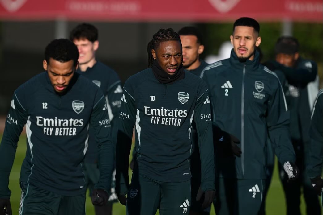 FPLConQueror's tweet image. Gabriel and Timber spotted in training✅

NO Rice❌ (Maybe it’s Arteta’s things)