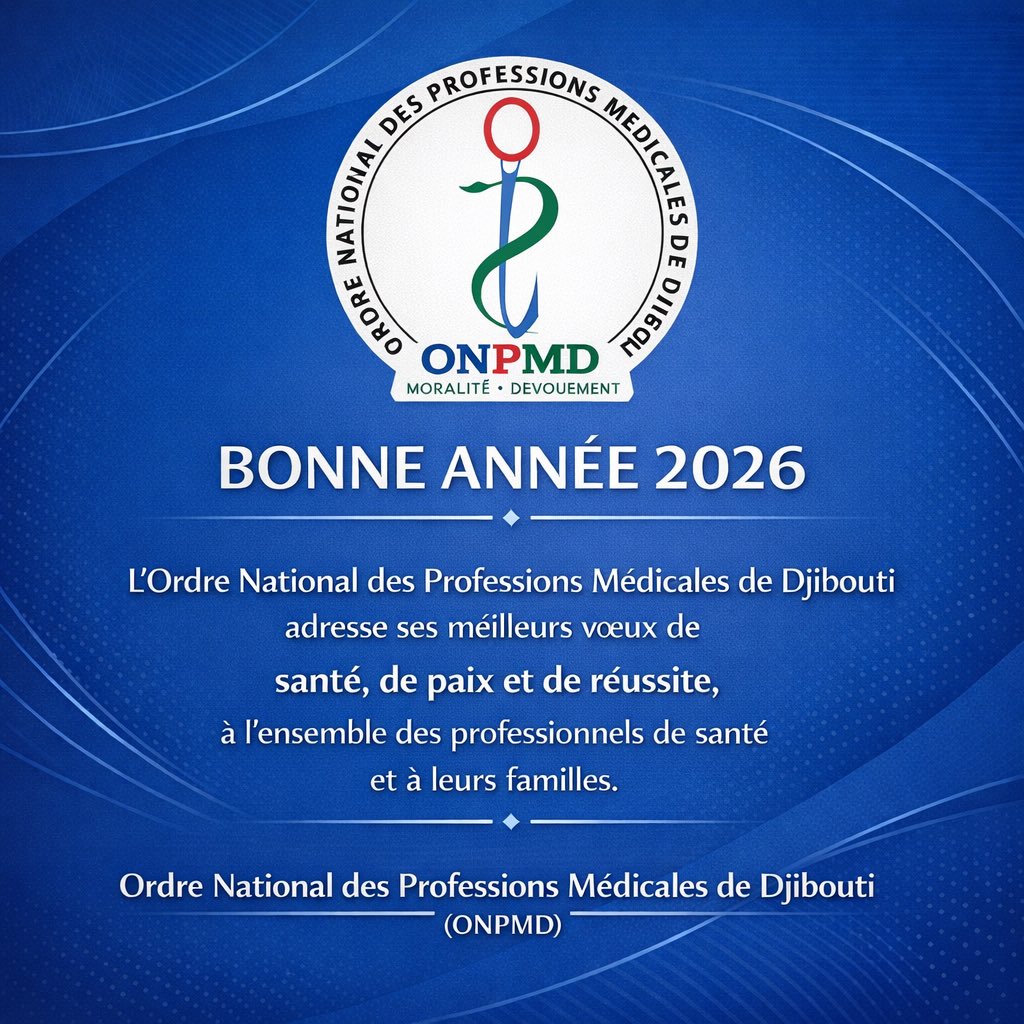 ONPMD's tweet image. Bonne et heureuse année 2026.