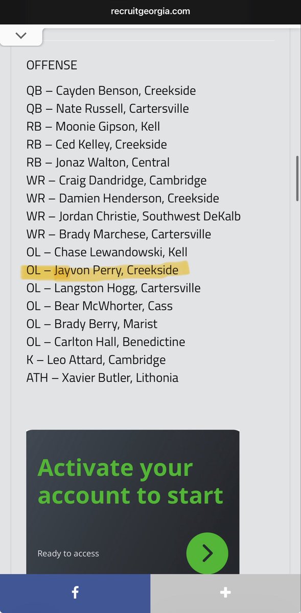 JPerry3370's tweet image. #AGTG Blessed to be named 1st Team All-State.