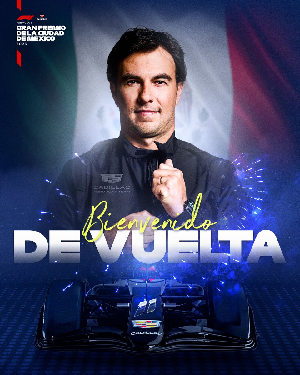 Sergio Pérez está de regreso en Formula 1.
Experiencia, oficio y una historia que aún no termina. 🇲🇽🏁

#MexicoGP