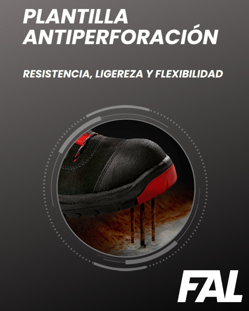 Ligereza, flexibilidad y máxima protección. Nuestras plantillas antiperforación textiles superan al acero: resisten clavos, cristales y calor extremo hasta 400 °C.
Porque tu seguridad no admite concesiones.

falseguridad.es/plantillas-ant…
