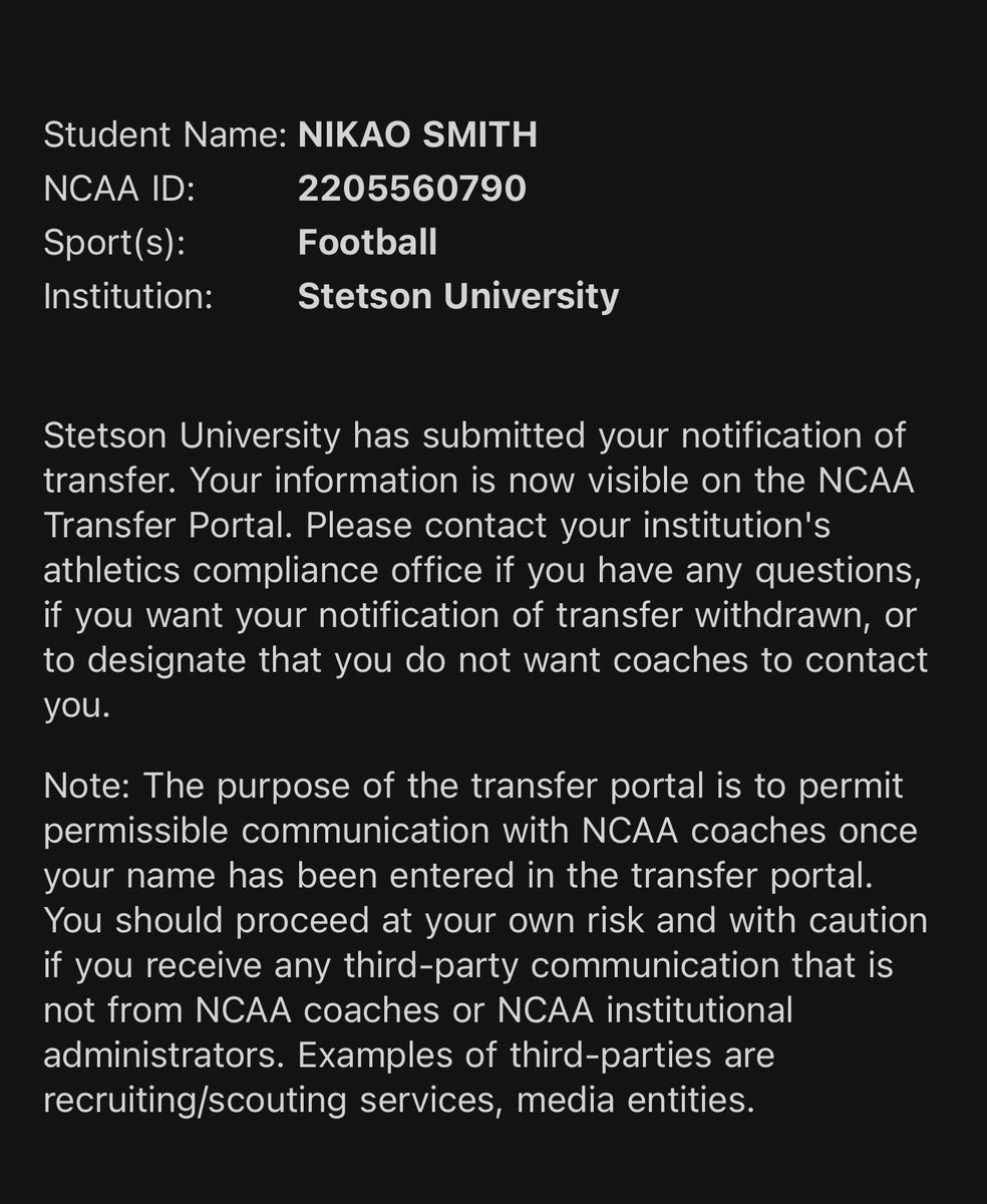 Nikao "Niko" Smith tweet media