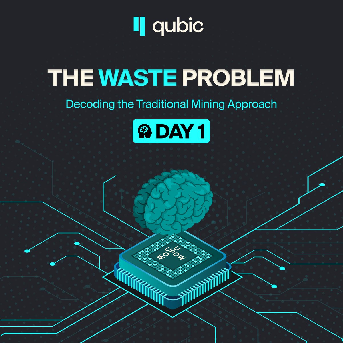 Bitcoin mining consumes more electricity than some entire countries. That  energy secures the network, but builds nothing beyond it. The puzzles  miners solve exist only to prove work was done. Once solved,