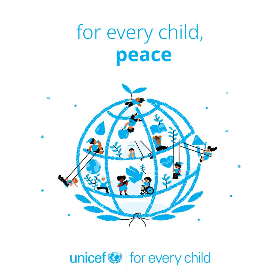 Every child has the right to grow up free from violence and fear.

Children need peace and must always be protected.

Amid conflict, displacement &amp; emergencies, <a href="/UNICEF/">UNICEF</a>  will continue working in the year ahead to safeguard their rights and help them reach their full potential.