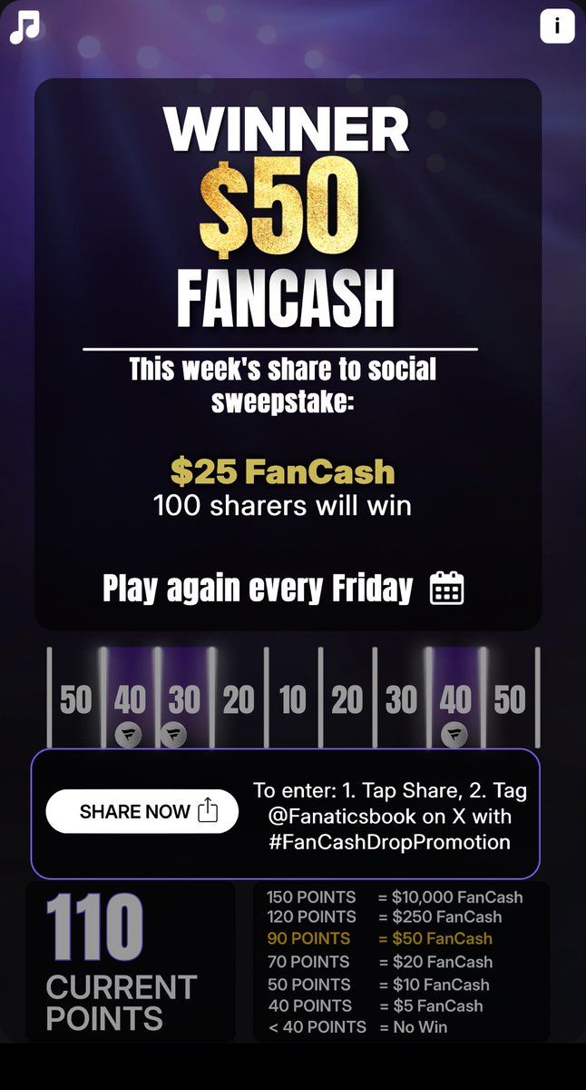 SteeleProject22's tweet image. Play the #FanCashDropPromotion today

Hey ⁦@FanaticsBook⁩ can you round this up to an even $500 for me??? Call it a late Christmas/Happy New Year gift!  fanatics.onelink.me/5kut/p6fykbjo