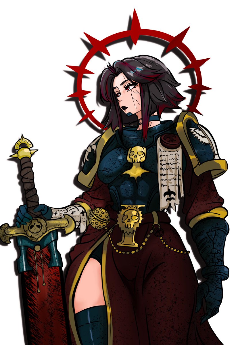 Redpostit101's tweet image. Emma as a Sister of Battle