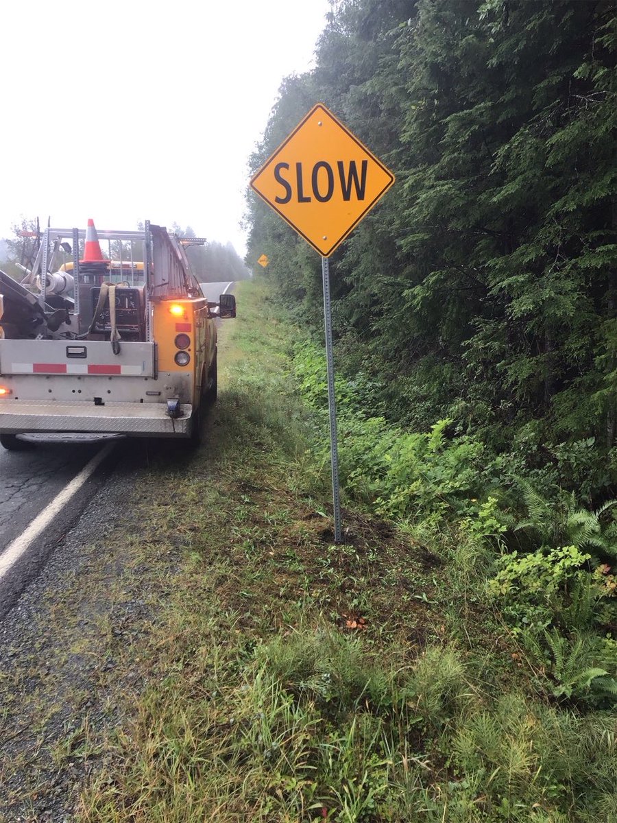 Roadside workers include truck drivers, first responders, tow operators, utility workers, hwy maintenance workers, flaggers, and garbage handlers.👷🚧 

Protect them by slowing down and moving over when you see their flashing lights. 

#SlowDownMoveOver