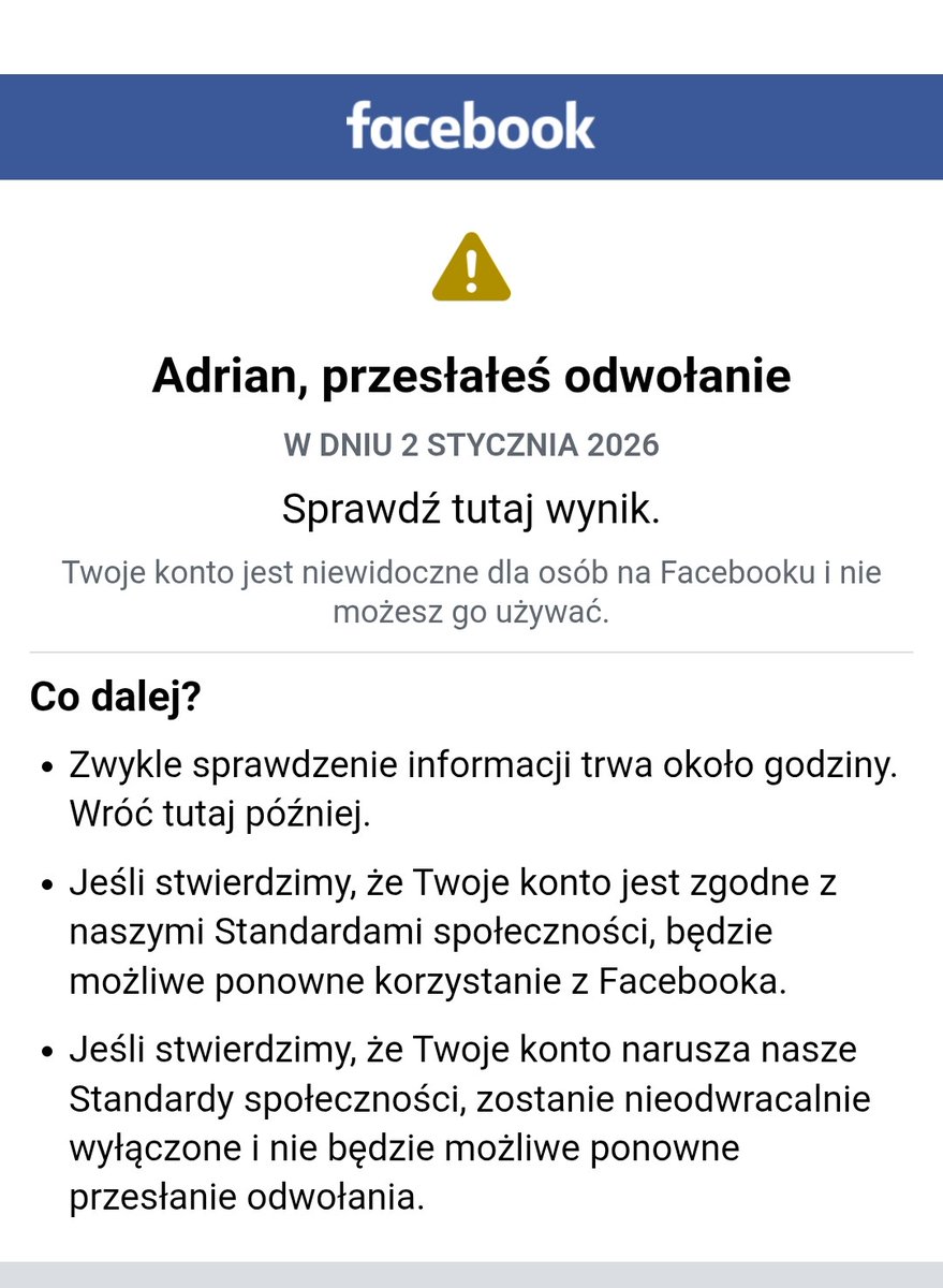 My Facebook account was suspended for no reason.

The first time Facebook did this was because I wanted to retweet Liz Parrish's posts.

Hundreds of people had done this before me, so I was very surprised.