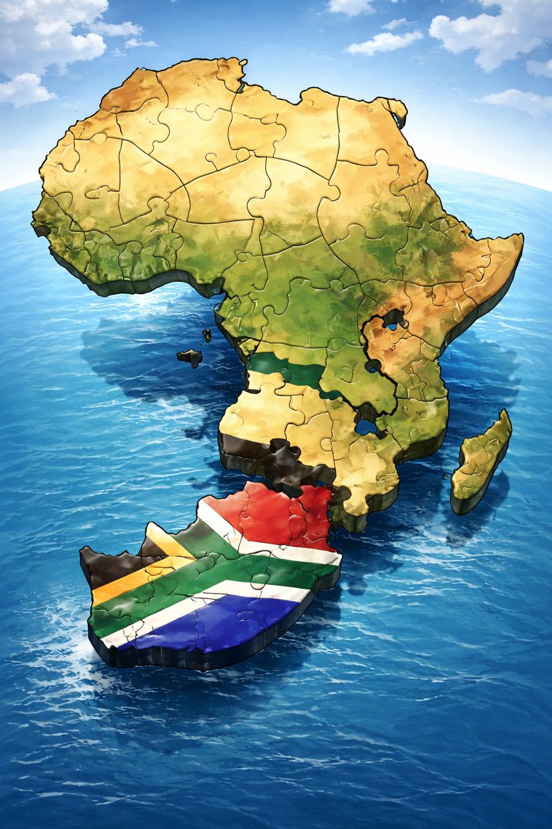 PalesaMogorosi_'s tweet image. I understand the whole chat about that map but I have a better concept. I wish there was a major rift splitting South Africa from the rest of Africa to form a new tectonic plate boundary that would geographically position us as our own subcontinent or something.