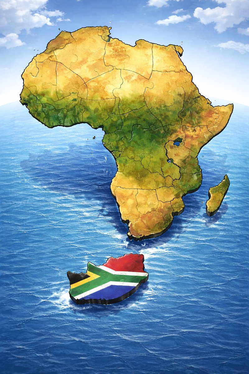 PalesaMogorosi_'s tweet image. I understand the whole chat about that map but I have a better concept. I wish there was a major rift splitting South Africa from the rest of Africa to form a new tectonic plate boundary that would geographically position us as our own subcontinent or something.