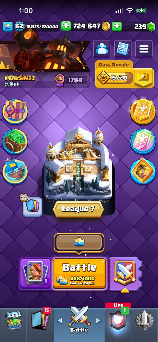 been super sick lately, coming back real soon. BUT ANYWAYS Hit Ultimate Champion In <a href="/ClashRoyale/">Clash Royale</a> 🔥🔥