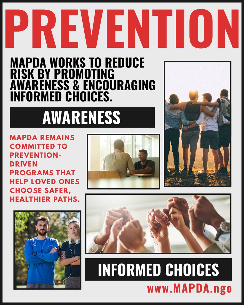 MAPDA_mom's tweet photo. Prevention is a commitment we make every day.

Through awareness, education, and informed choices, MAPDA works to reduce risk and strengthen the wellbeing of our communities.

Together, we can support safer, healthier paths for ourselves and the people we care about.

#MAPDA #PreventionFirst #AwarenessMatters #InformedChoices #CommunityHealth #YouthPrevention #StrongerTogether #HealthyCommunities