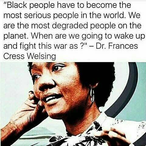 BlkHistStudies's tweet image. Call to Action. Dr Frances Cress Welsing ❤️💚🖤