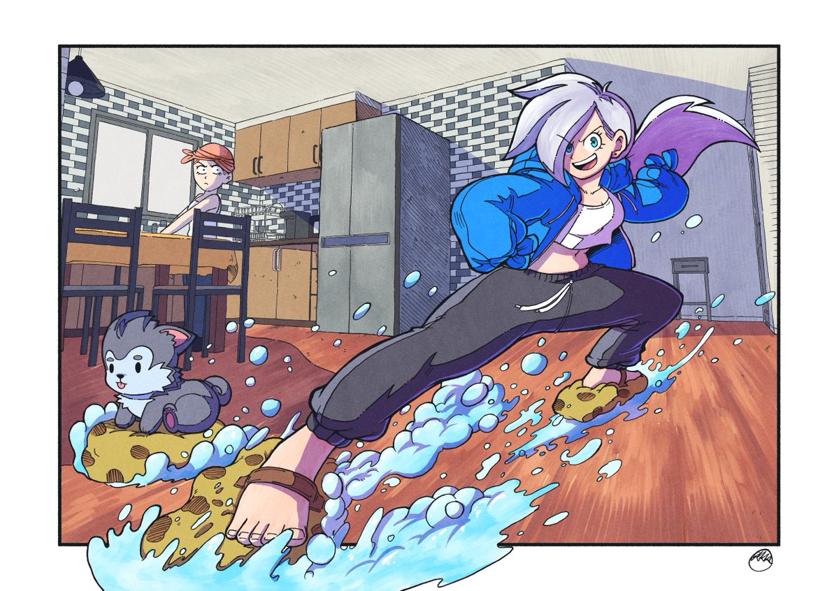 iamderekturbo's tweet image. Cleaning