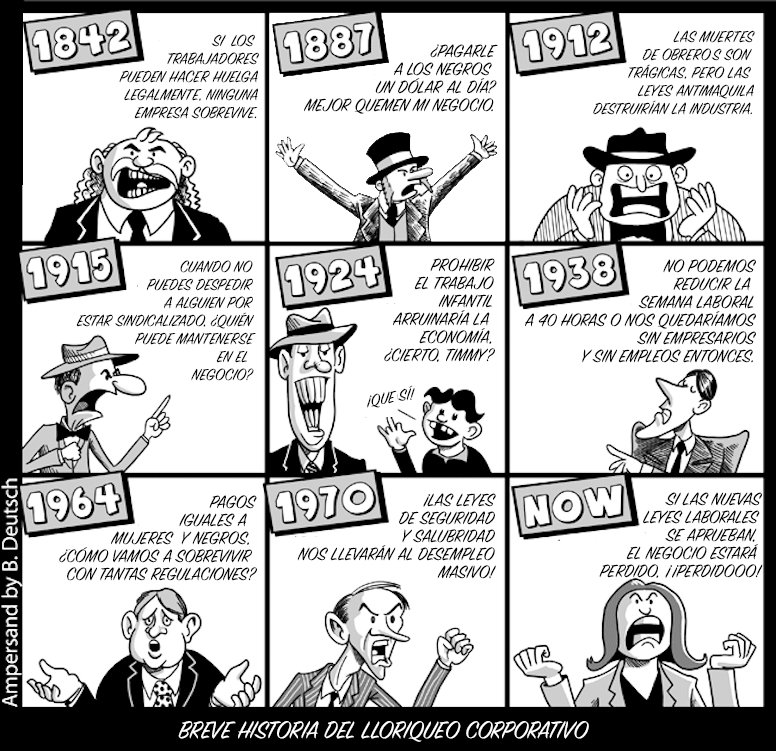 “Breve historia del lloriqueo corporativo”