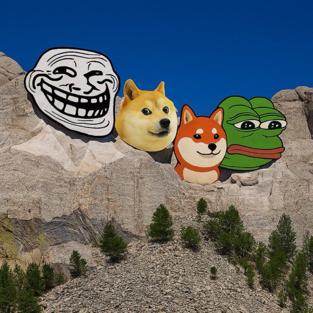 No coincidence that $pepe moves 30% in one day and more people are risk on again when it comes to memes.

Get it through your heads.

Memes will never die.

Just like $pepe led eth

I think $Troll will lead as the flagship og meme of <a href="/solana/">Solana</a> 

Every memecoin run an og coin ran,