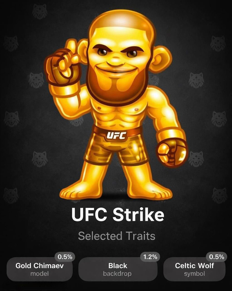 My @Telegram Gifts sold out. You late. The collectibles are now on secondary markets;
t.me/auction/UFCStr… Time to hunt! 🐺